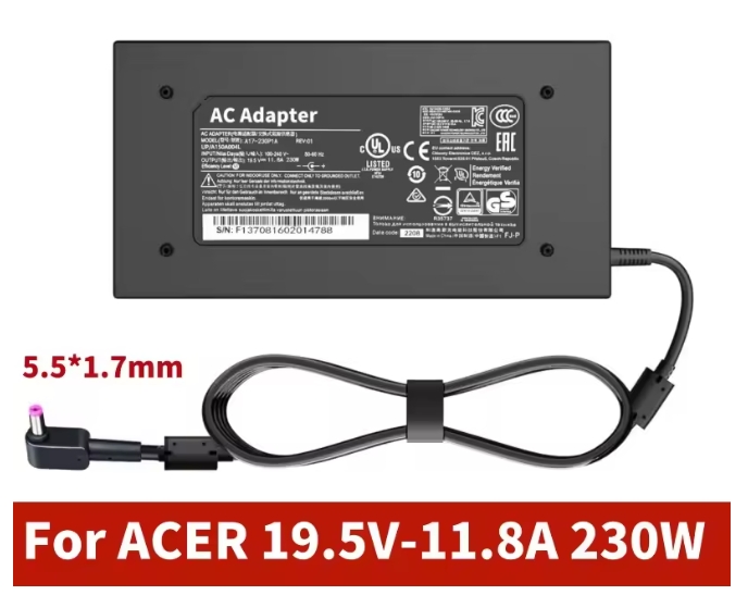 Adapter Acer19.5V/11.8A(5.5x1.7)ORG 230W
